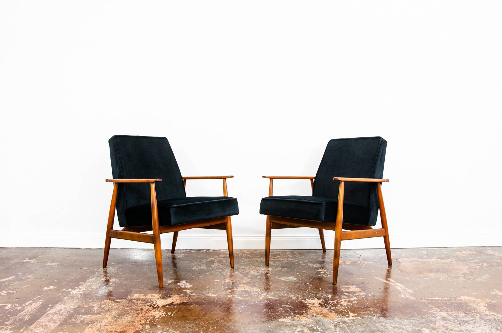 Armchairs by H. Lis, 1960s, Set of 2