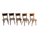 Série de 5 chaises bistrot Hiller