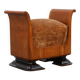Art Deco Walnut Stool with Original velvet Upholstery, Italy ca. 1920