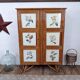 Armoire vintage en rotin