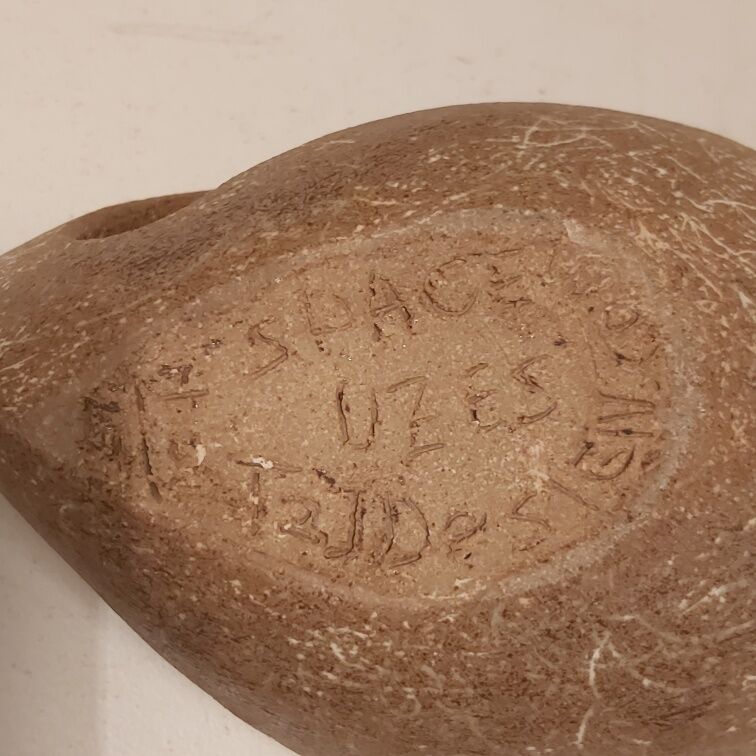 André Bloch sandstone teapot and bowls