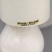 Wall lamp with glass diffuser by Stilux Milano, 1960s.