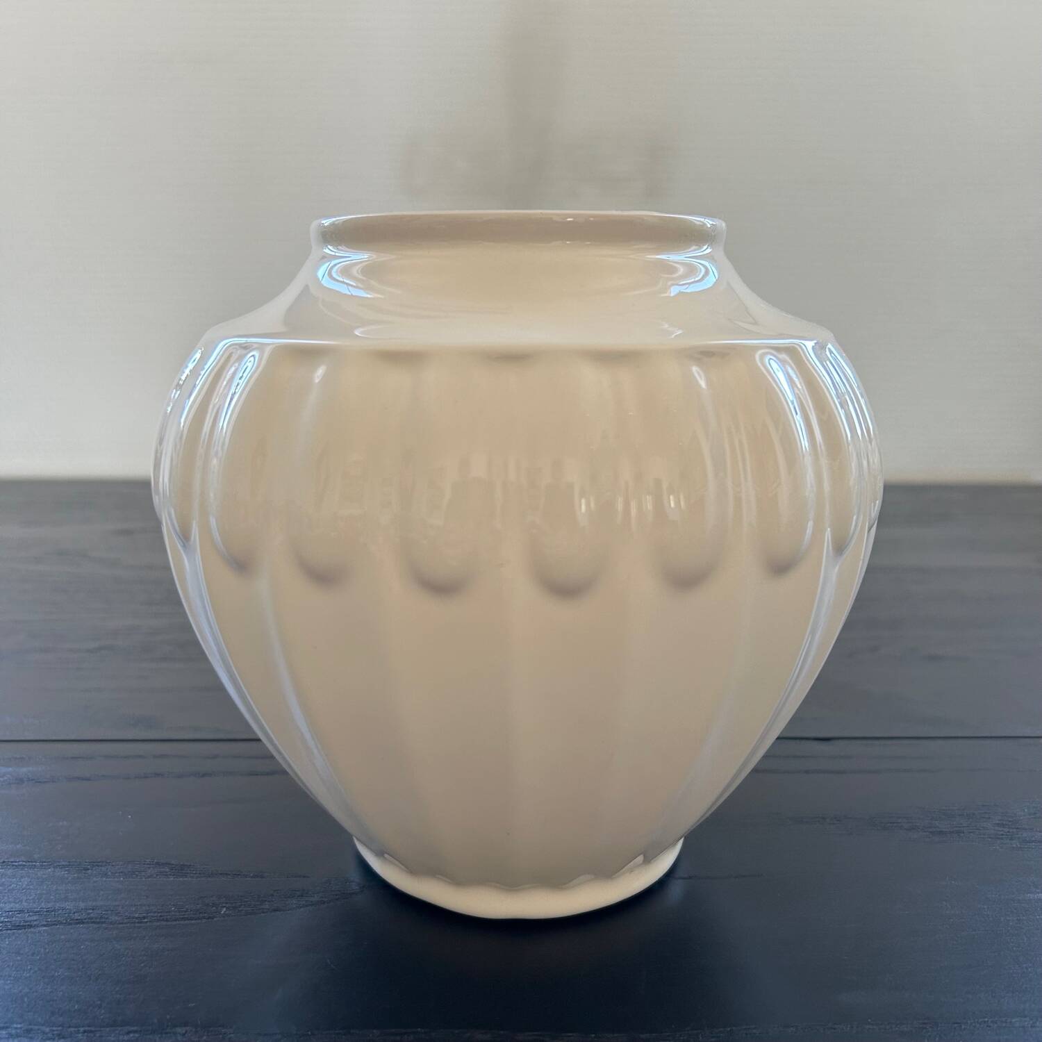 Art Deco style round vase