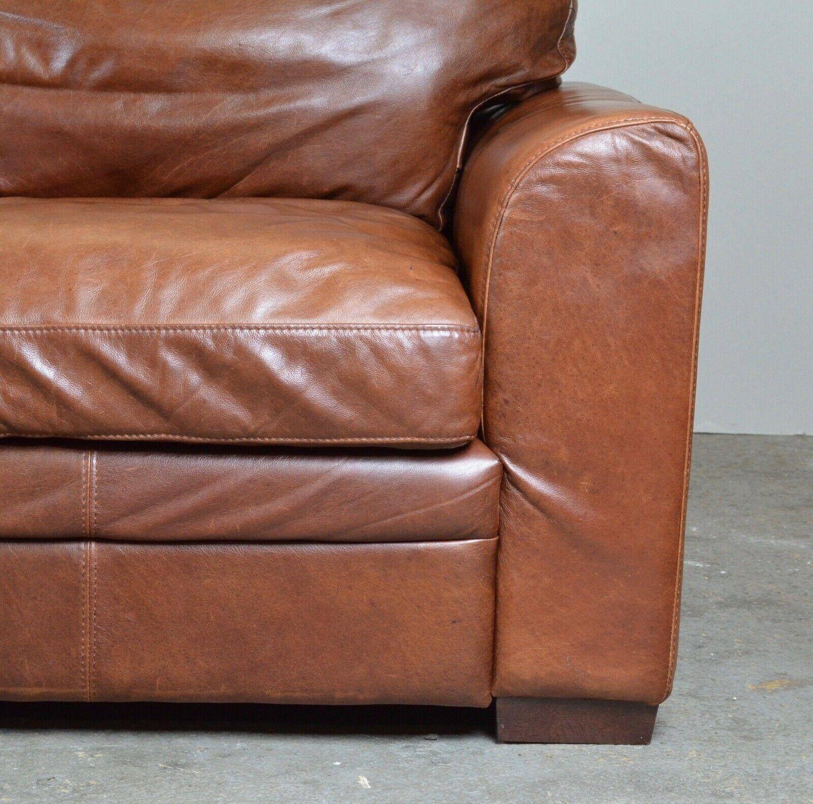 Viva de Luxe 3-seater leather sofa