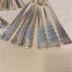 Silver metal cutlery series 18 pieces ERCUIS Art Deco motifs