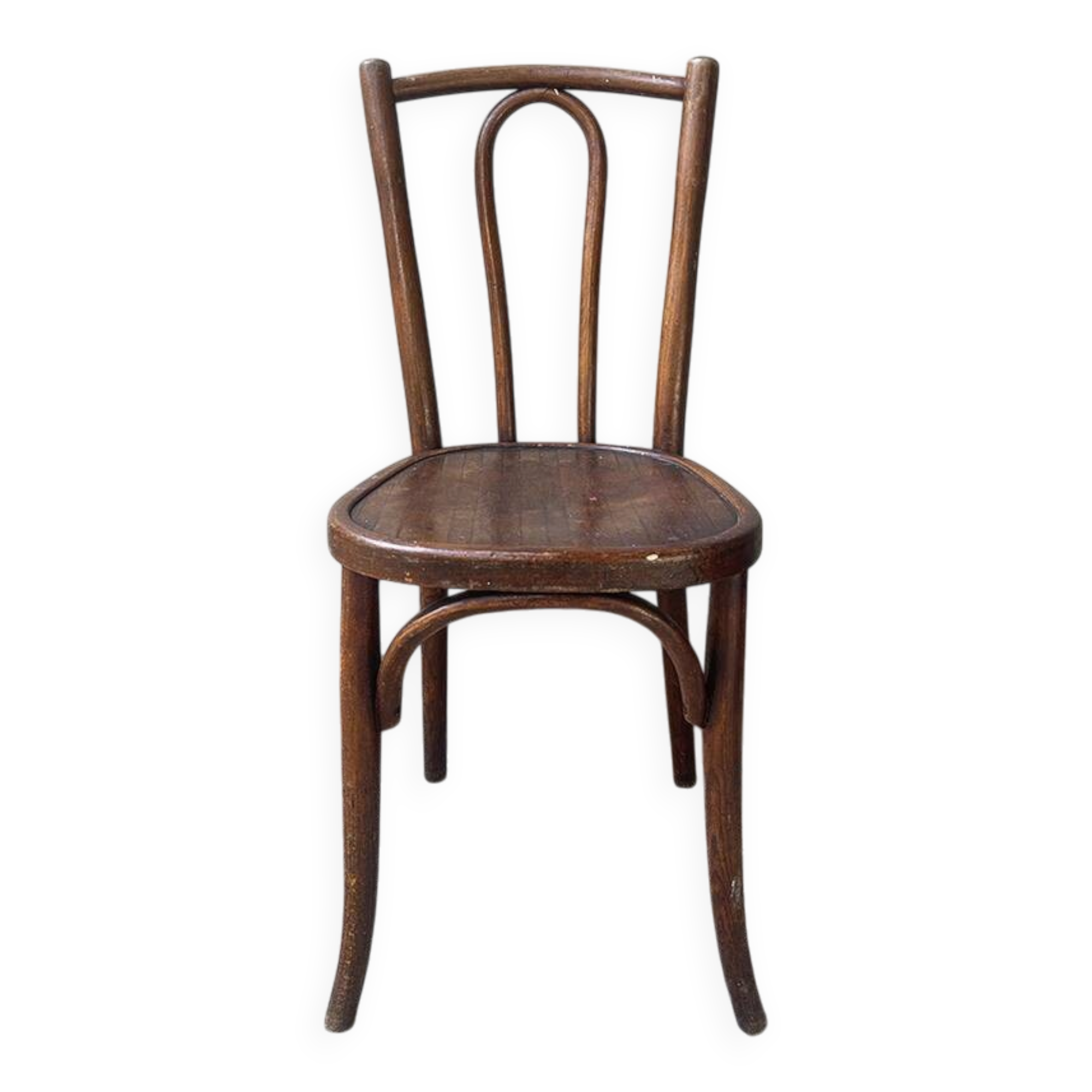 Ancienne chaise de bistrot en bois courbé Thonet