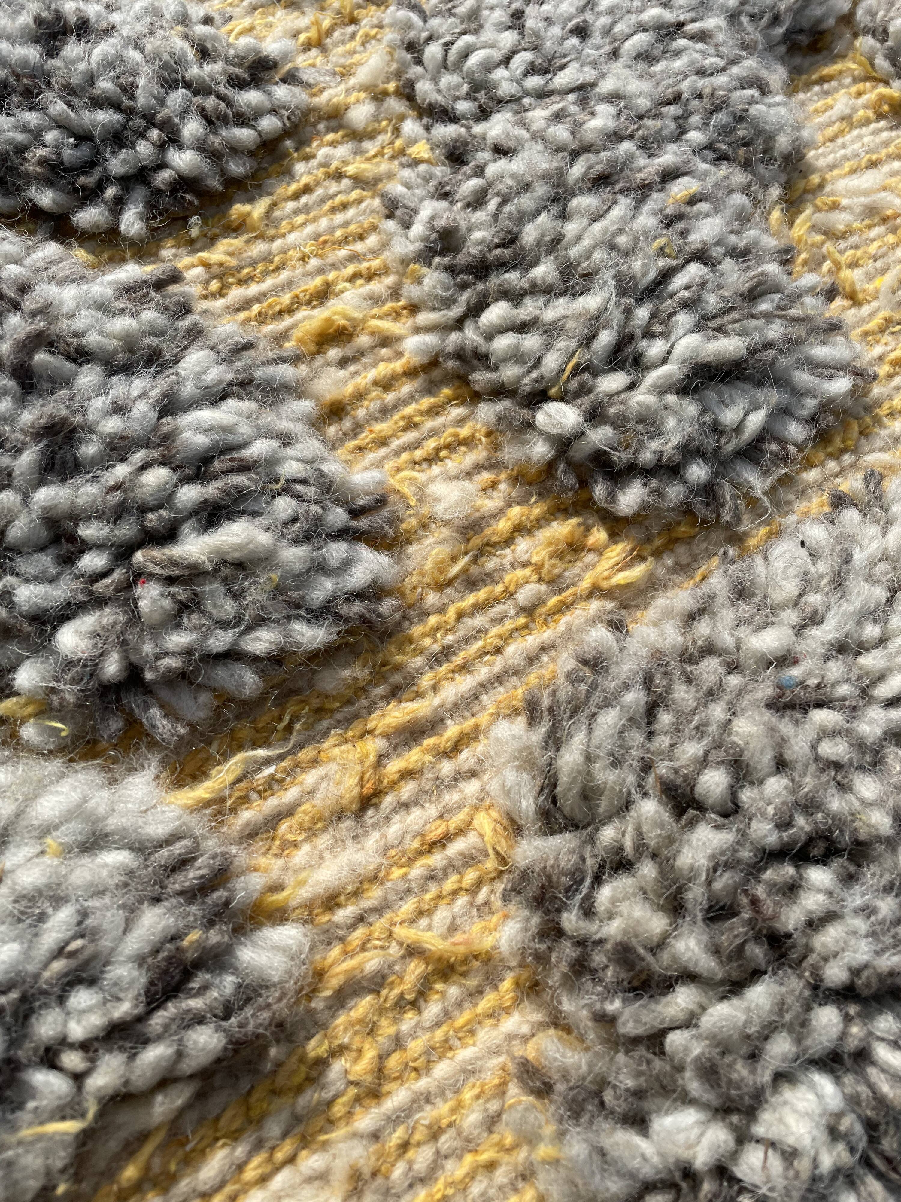 Carpet berbere m'rirt in wool 200x300 cm