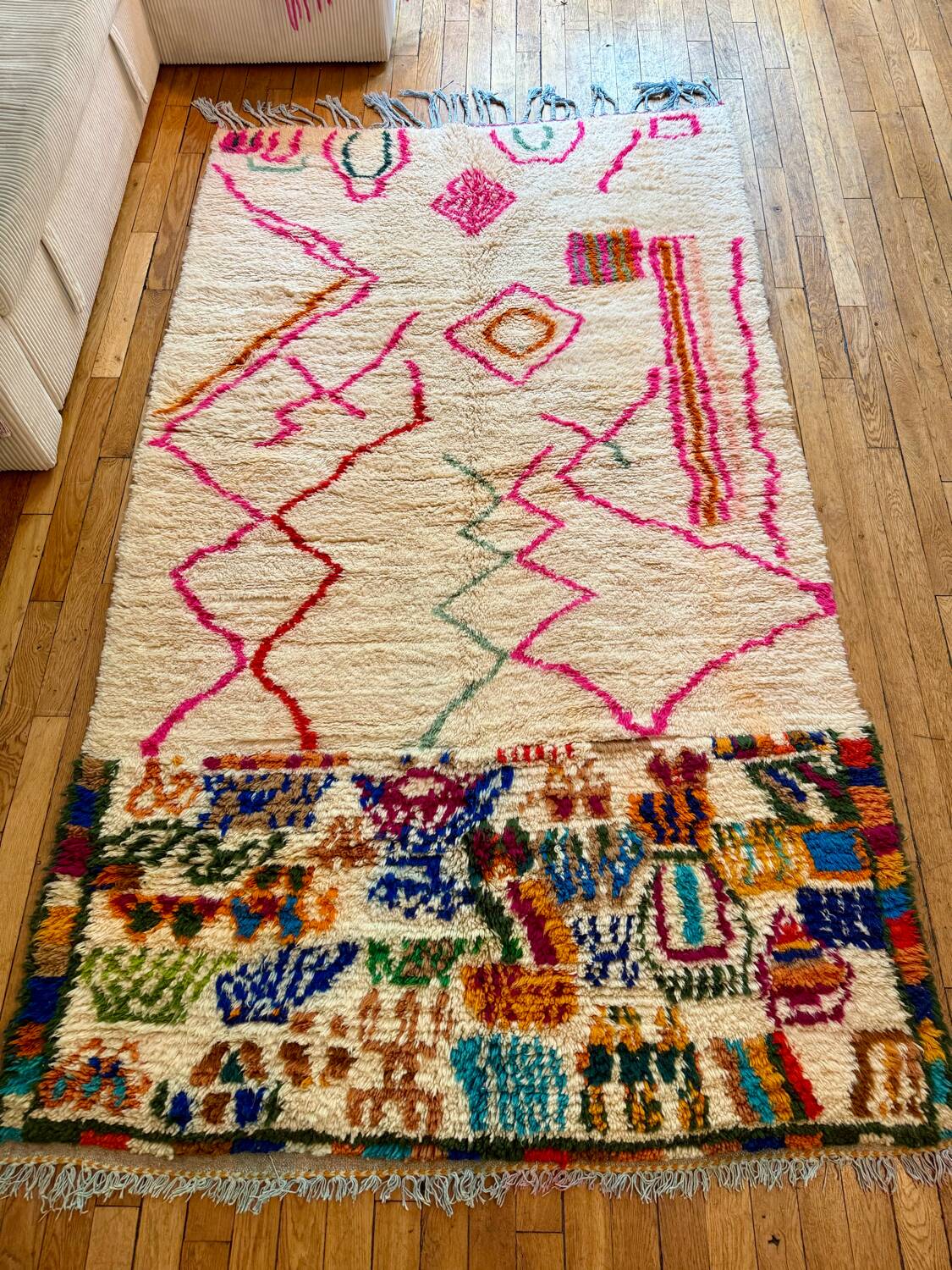 Tapis berbère Béni Ouarain 151x152