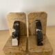 Pair of Art Deco marble bookends