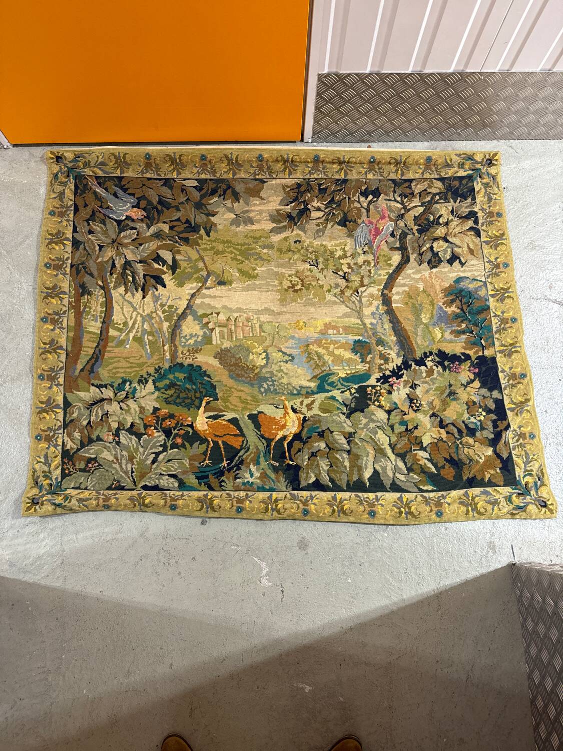 Aubusson style tapestry