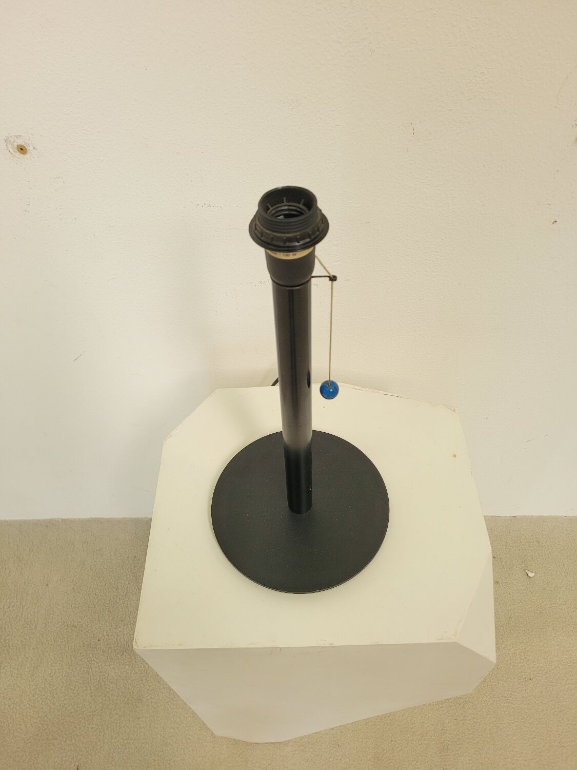 Vintage lamp base Manade France 1980s