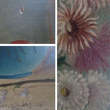 Old paintings of dahlias