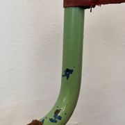 Rare Bauhaus Mart Stam tubular chair by Thonet / original green colour