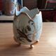 TRIPOD VASE *EGG PORCELAIN OF LIMOGES BIRD