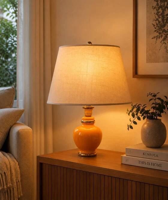 Lampe en céramique craquelée, Le Dauphin 1980.