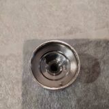 950 silver guilloche egg cup in the Louis XVI style, made by Paillard Freres silversmiths