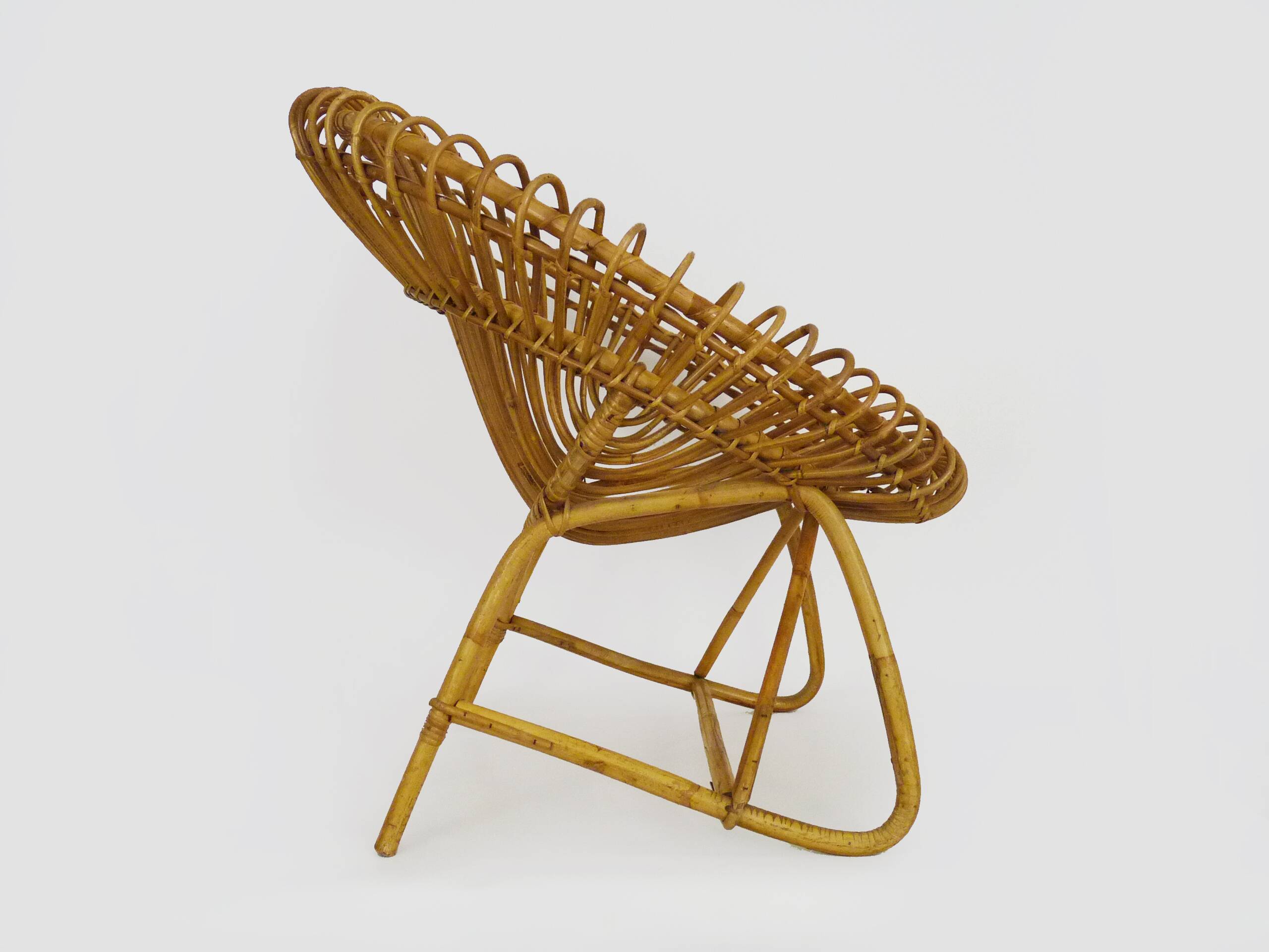 vintage rattan armchair from the 60s