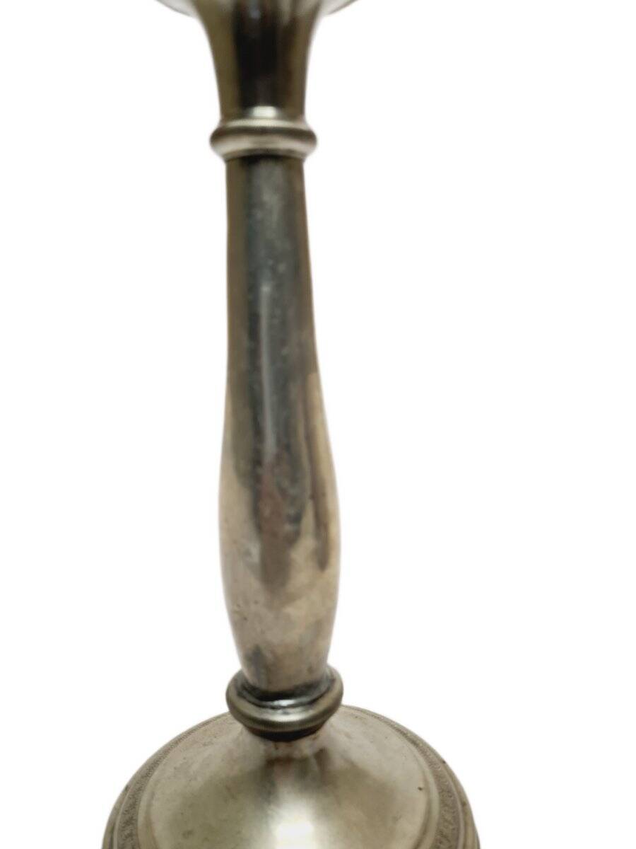 Eclectic gilloched candlestick, 1900s