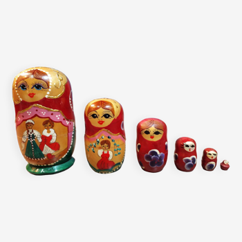 Russian Dolls x 6 1970s