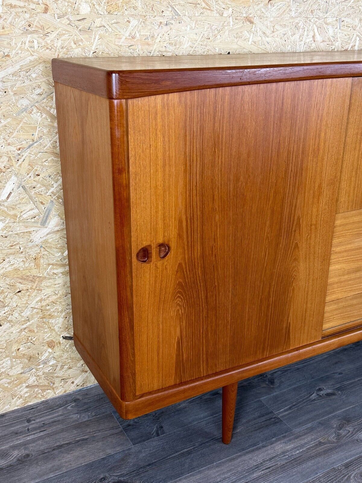 60s 70s teak sideboard highboard H.W. Klein Bramin Danish Modern Design