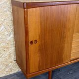 60s 70s teak sideboard highboard H.W. Klein Bramin Danish Modern Design