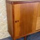 60s 70s teak sideboard highboard H.W. Klein Bramin Danish Modern Design