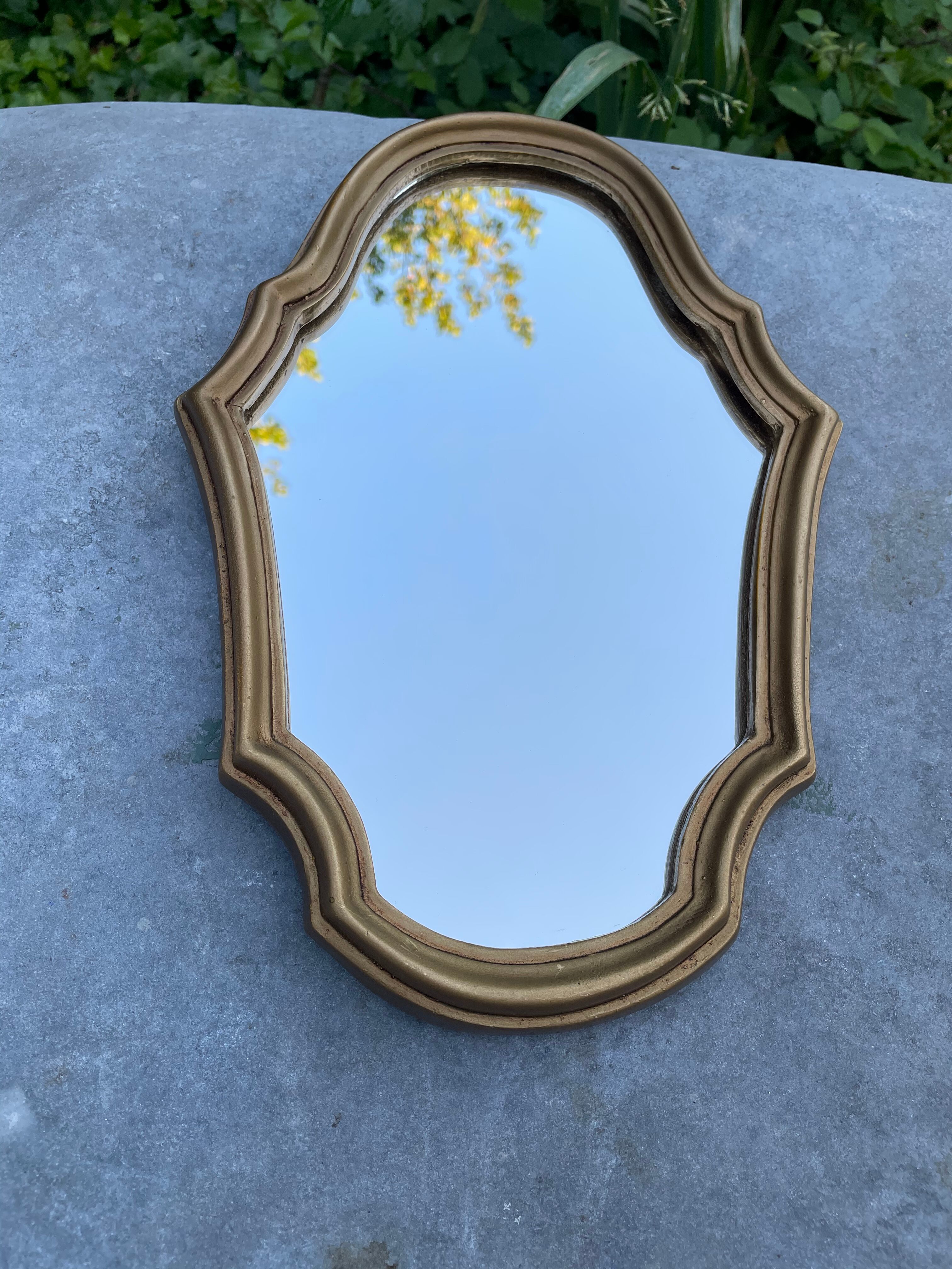 Gilded mirror H32 X L22