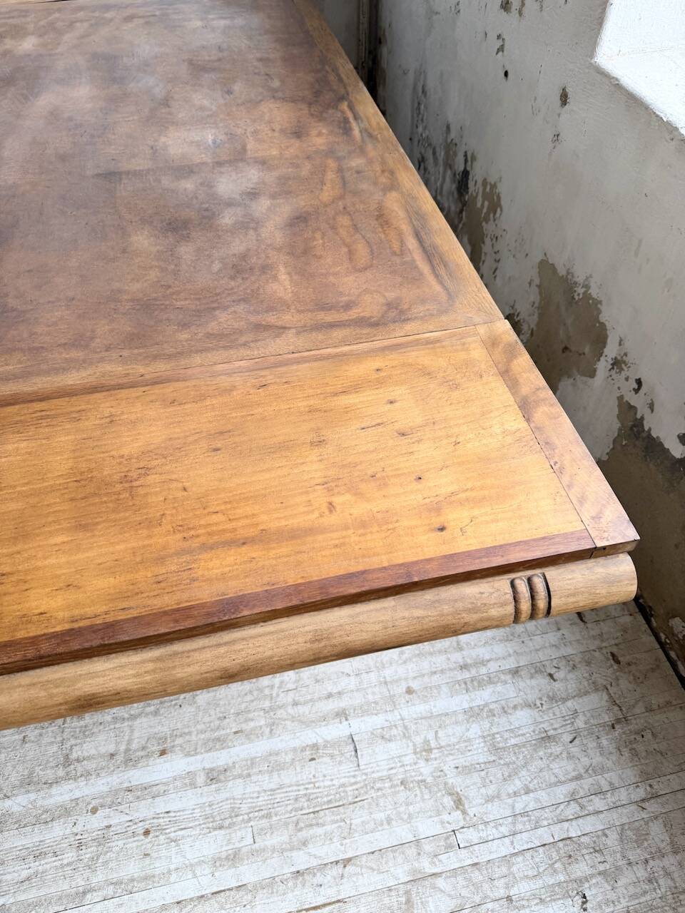 Table de repas chêne 1940 Dudouyt 240cm