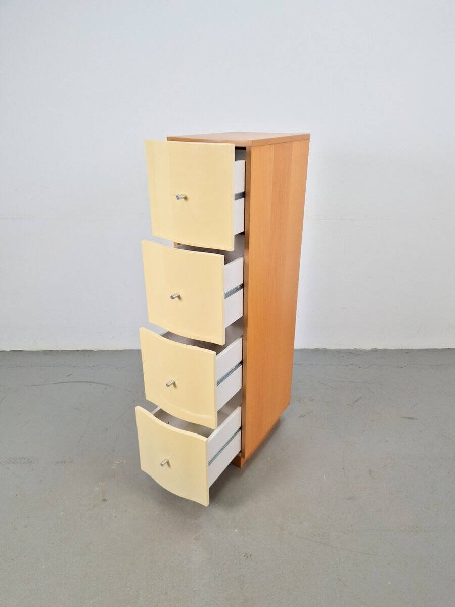 Vintage Vajer 4 Drawer Cabinet by Thomas Jelinek for Ikea, 1990s
