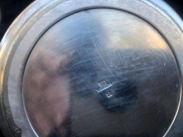 A pair of vintage silver-plated teapot and coffee pot