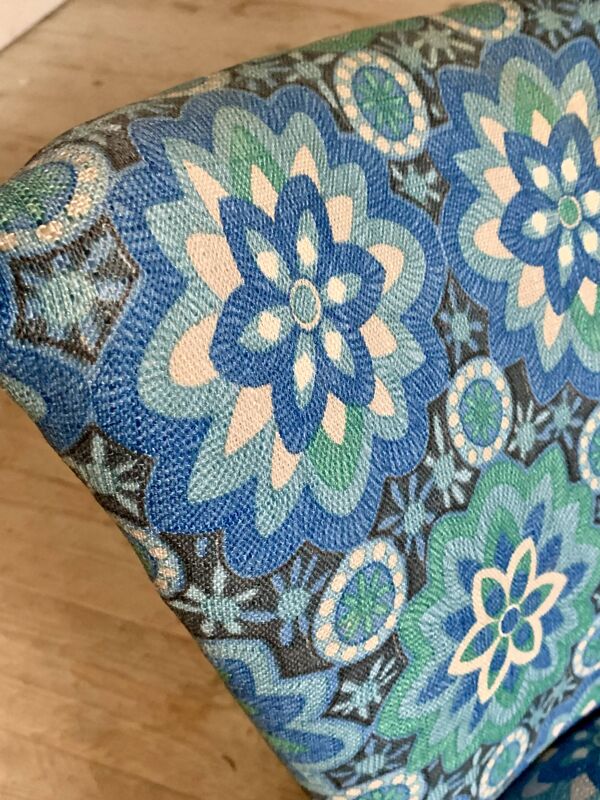 Fauteuil cocktail bleu