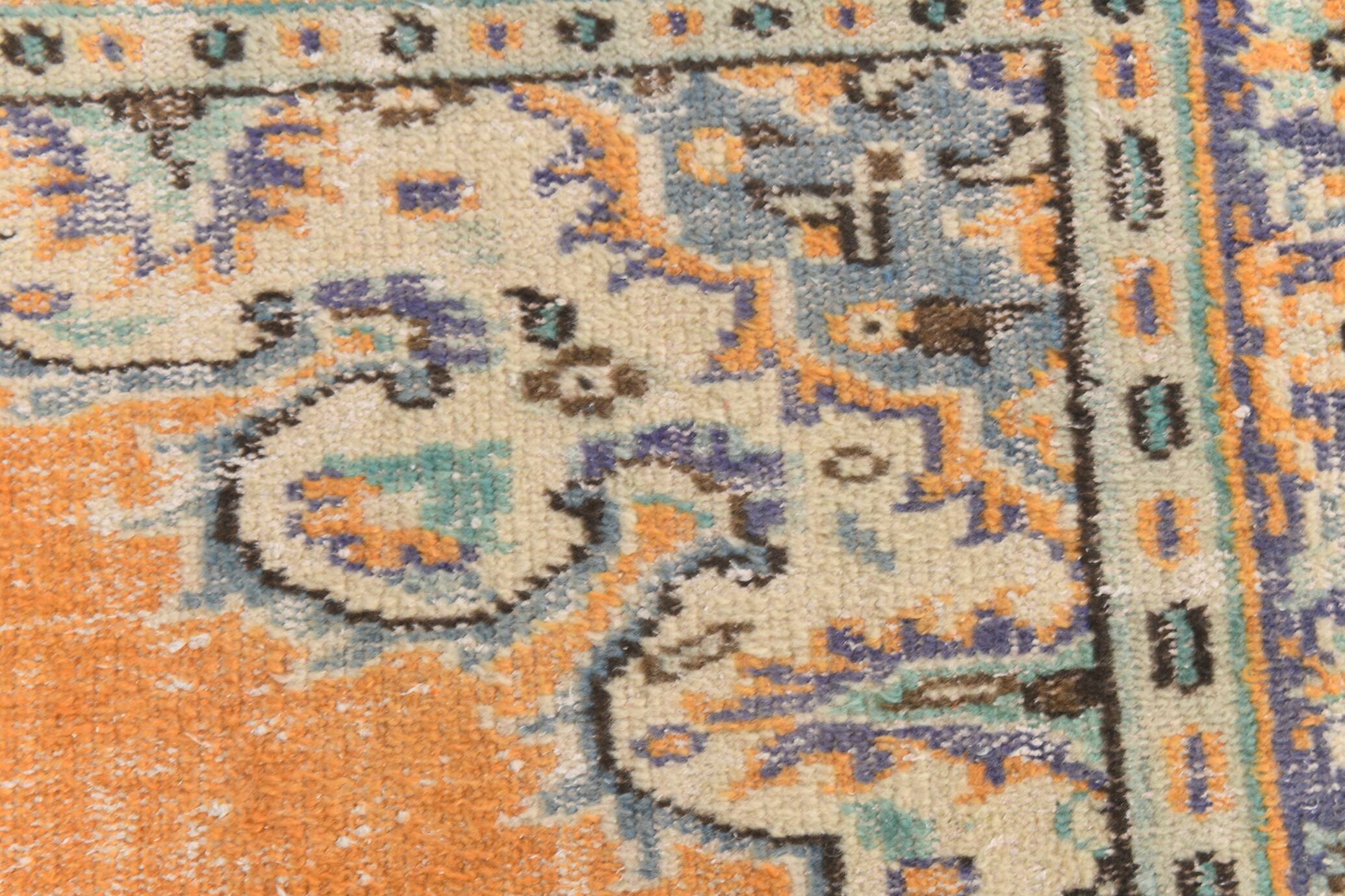 7x10 Vintage Geometric Style Traditional Orientel Carpet, 200x298 Cm