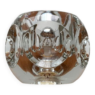 Vintage German glass table lamp by Peill & Putzler.