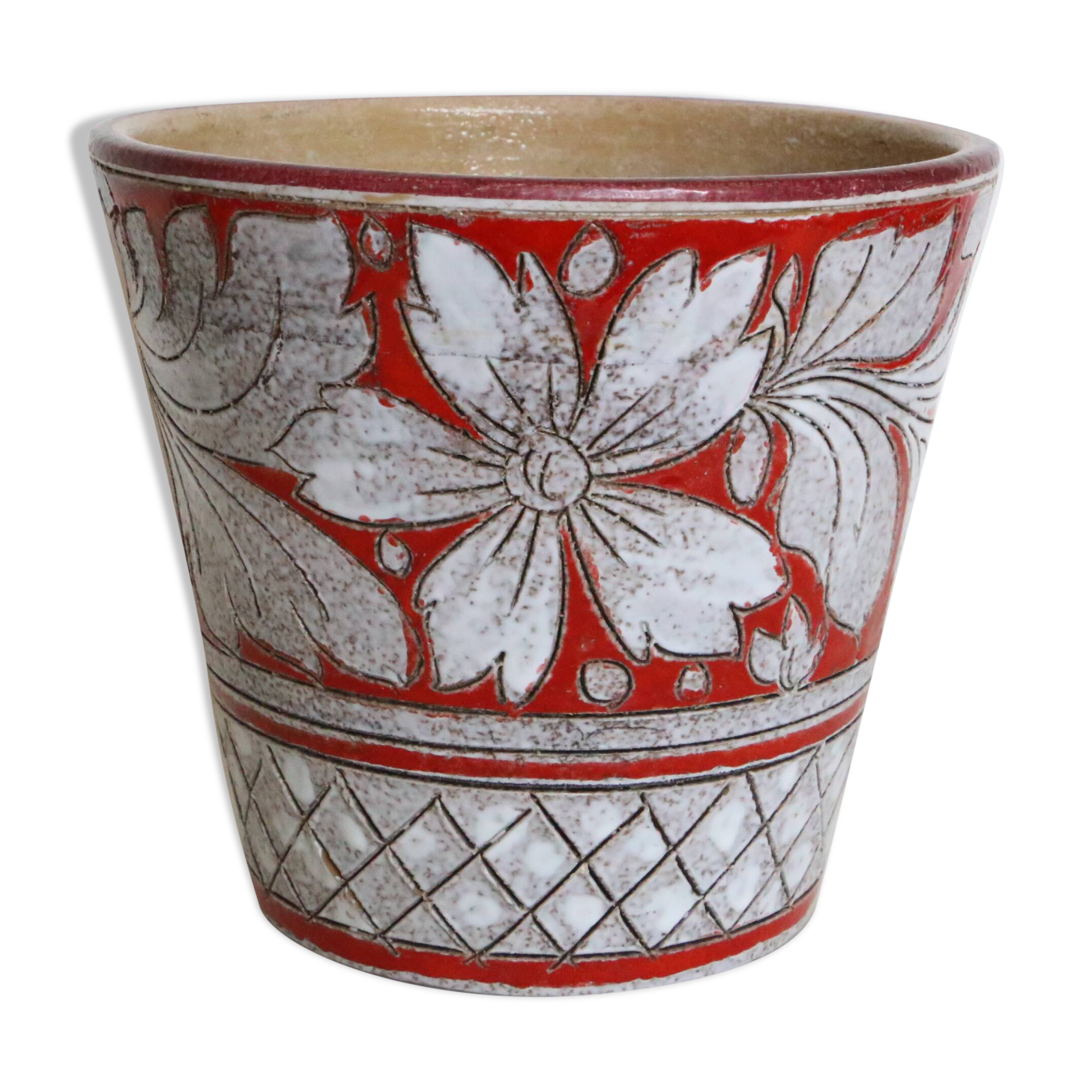 Italian ceramic planter by Fratelli Fanciullacci, circa 1950/60 /