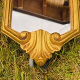 Antique mirror gilded with leaf