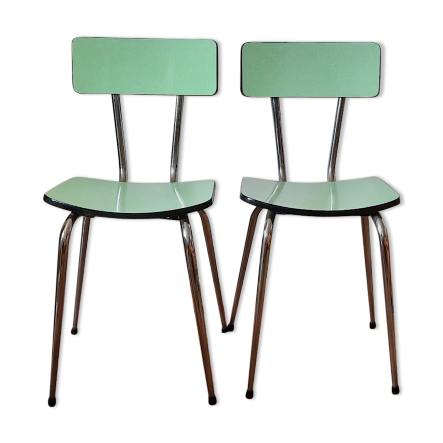 Set of Formica chairs