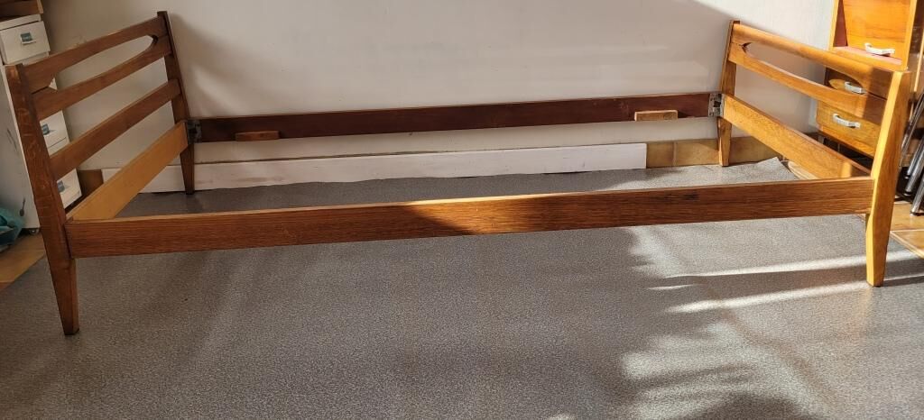 Bed scandinavian teak 1990