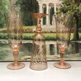 Rosaline champagne flutes