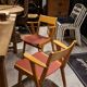 Paire de chaises années 50