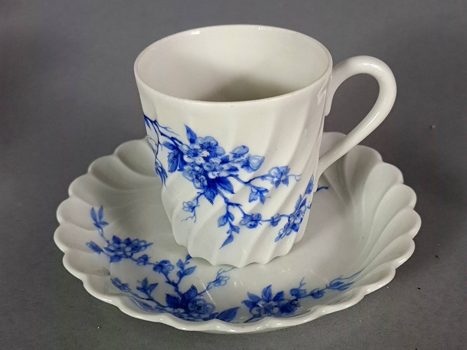Complete coffee service for 6 people, Haviland Limoges porcelain C649 S