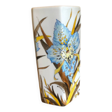 Signed Limoges porcelain vase