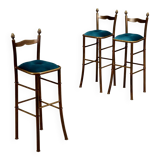 Vintage brass stools