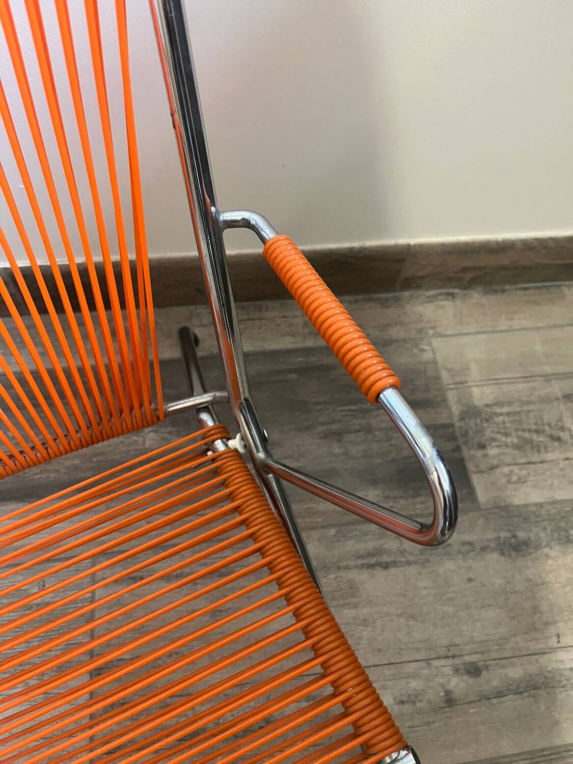 Scoubidou children's armchair