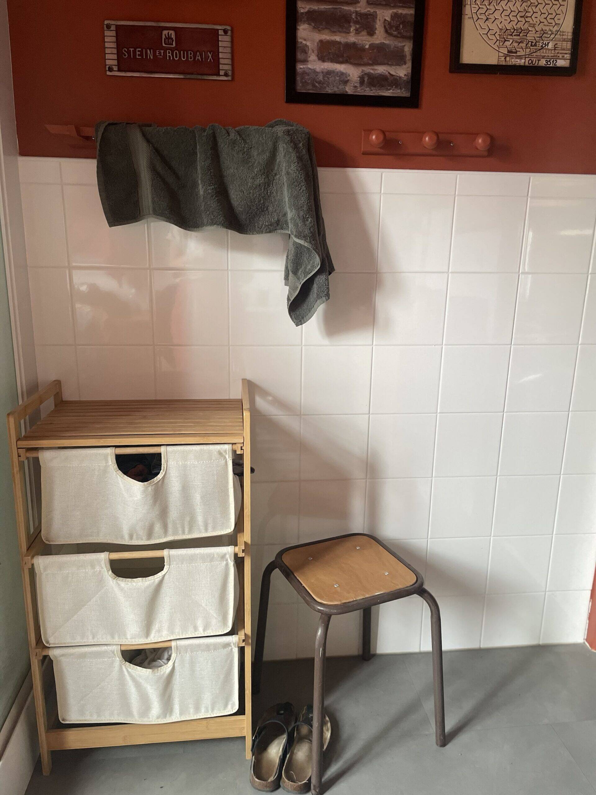 Three workshop stools