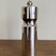 Space Age pepper mill from 1960 in silver-plated metal, 1970.