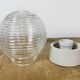 Vintage White Porcelain Ceiling Light, 1970s