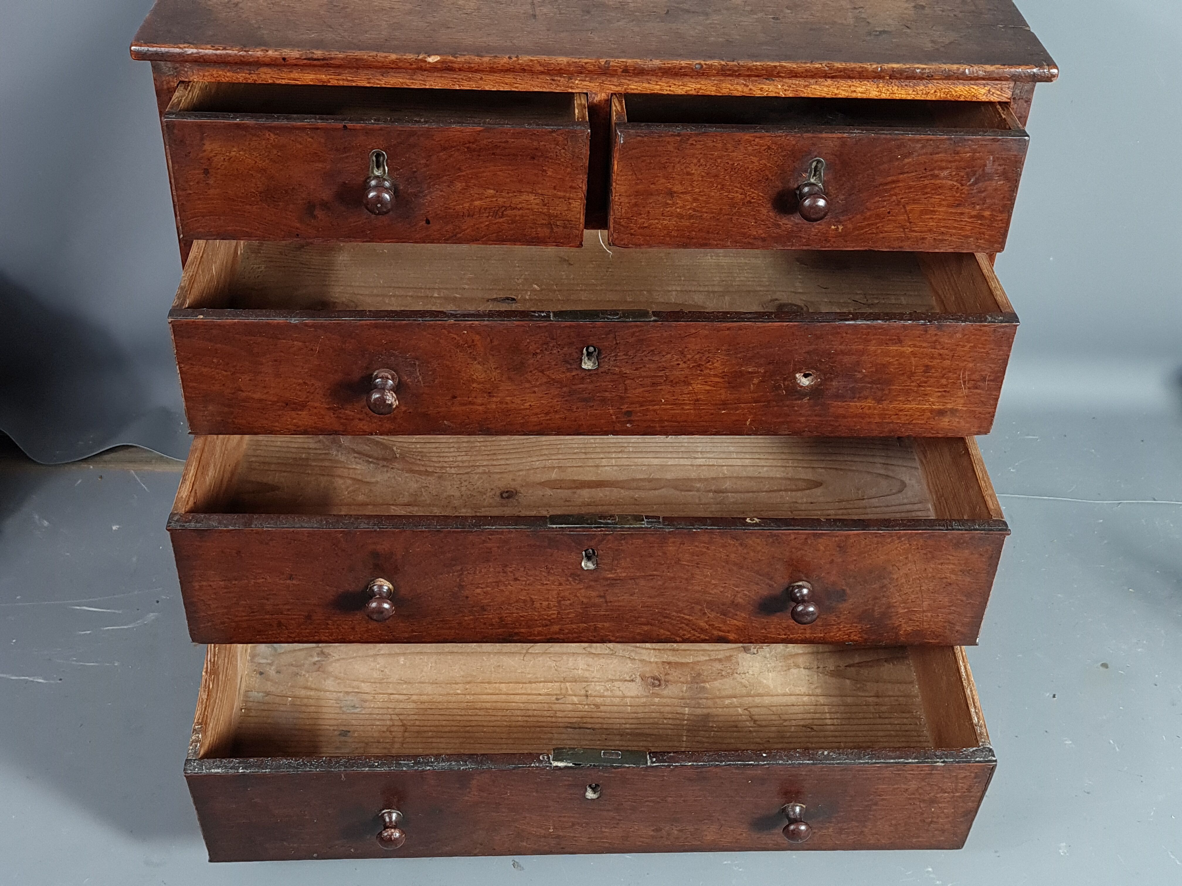 Old drawer box sewing storage Around 1900