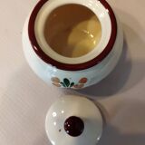 Longchamp Agen model sugar bowl and creamer on tray