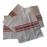 Serviettes de table vintage