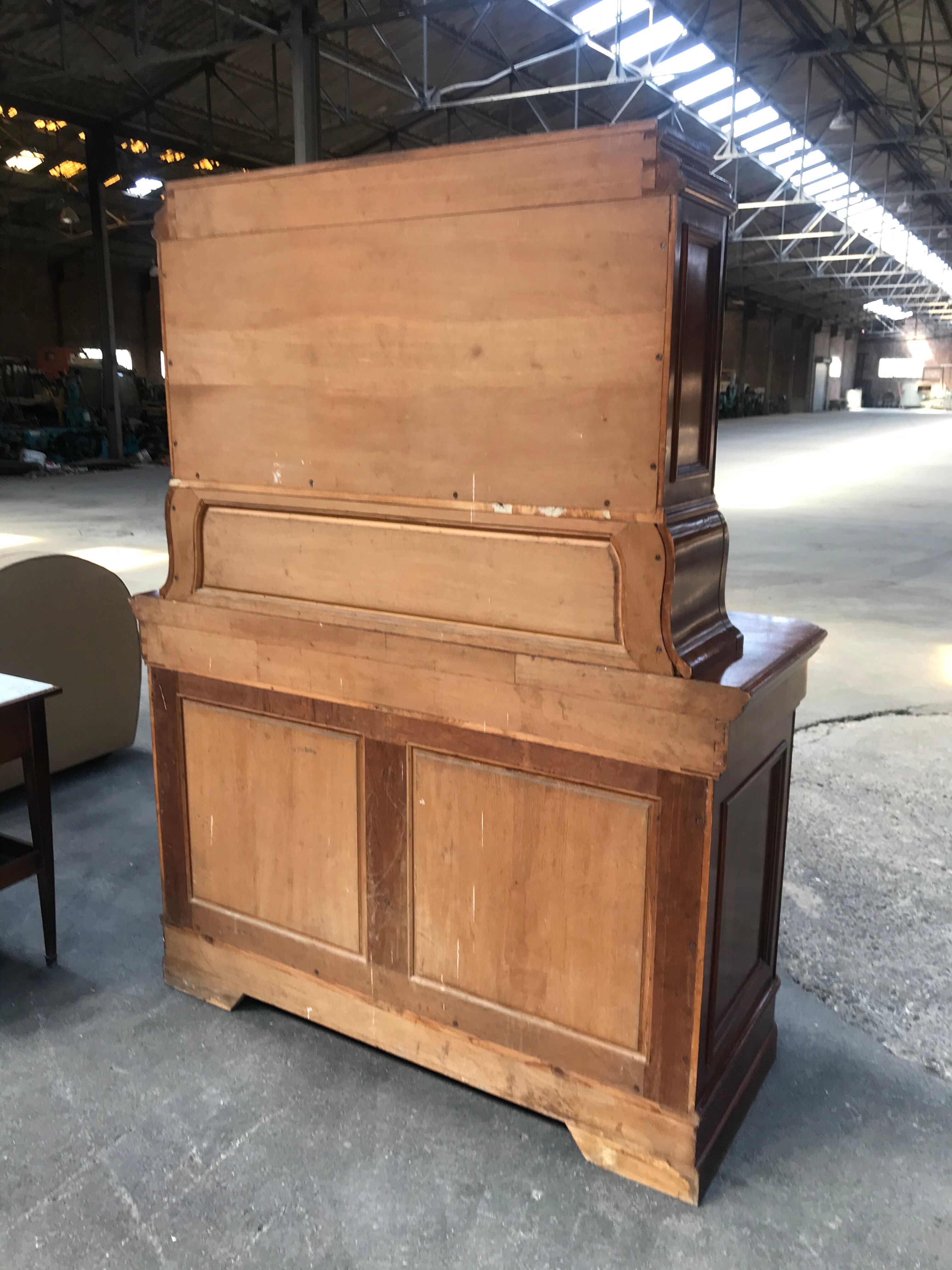 Buffet two English mahogany bodies